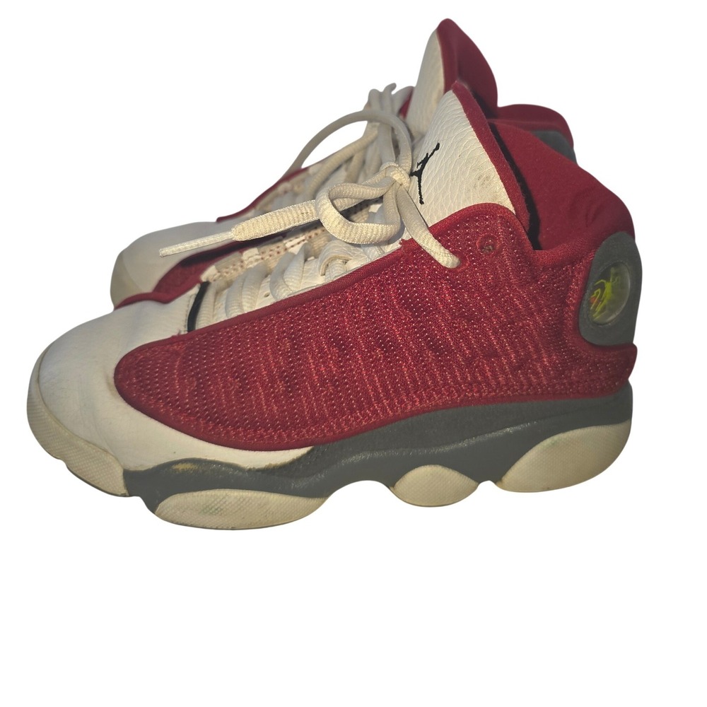 Jordan 13 Retro Red Flint Toddler Sneakers Gym Red White 414575-600 Size 13.5C